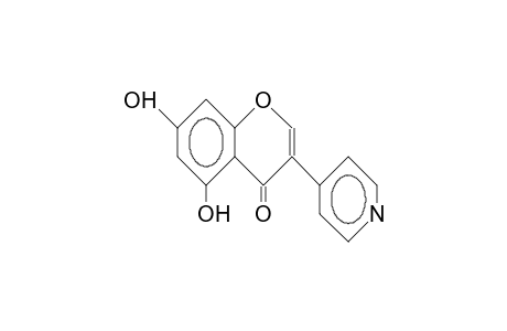 3-(4-Pyridyl)-5,7-dihydroxy-chromone
