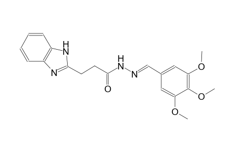 1H-benzimidazole-2-propanoic acid, 2-[(E)-(3,4,5-trimethoxyphenyl)methylidene]hydrazide