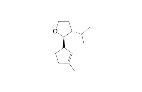 trans-3-isopropyl-2-(3-methylcyclopent-2-enyl)tetrahydrofuran