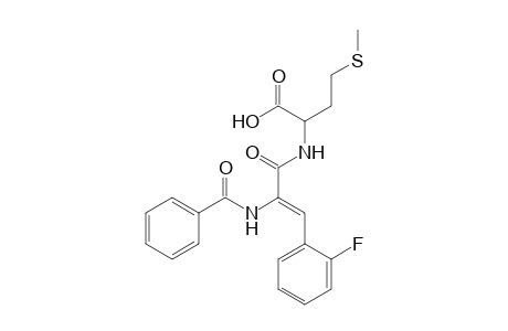 2-[2-benzoylamino-3-(2-fluoro-phenyl)-acryloylamino]-4-methylsulfanyl-butyric acid