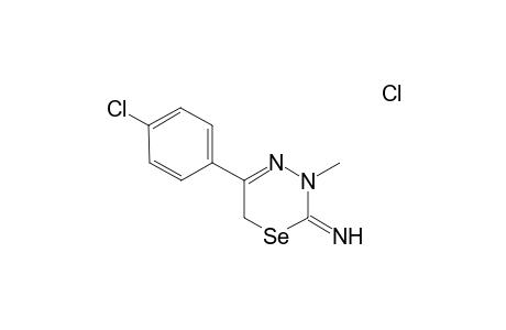 2-Imino-3-methyl-5-(4-chlorphenyl)-2,3-dihydro-6H-1,3,4-selenadiazine Hydrochloride