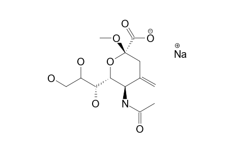 SODIUM-(METHYL-5-ACETAMIDO-4-C-METHYLENE-3,4,5-TRIDEOXY-BETA-D-MANNO-2-NONULOPYRANOSID)-ONATE