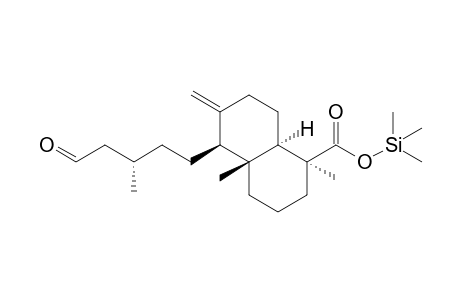 (1S,4aR,5S,8aR)-trimethylsilyl 1,4a-dimethyl-5-((S)-3-methyl-5-oxopentyl)-6-methylenedecahydronaphthalene-1-carboxylate