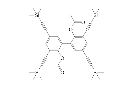 2,2'-Bis(acetoxy)-3,3',5,5'-[tetra(2-(trimethylsilyl)ethynyl]biphenyl