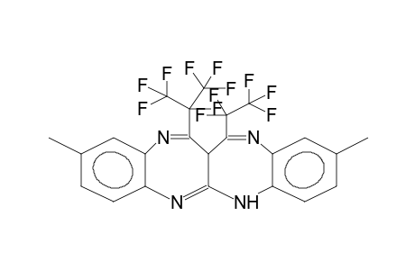 4,11-DIMETHYL-1H-1,7A-DIHYDRO-7-PENTAFLUOROETHYL-8-HEPTAFLUOROISOPROPYL-9,14-BENZODIAZEPINO[2,3-B]-1,6-BENZODIAZEPINE