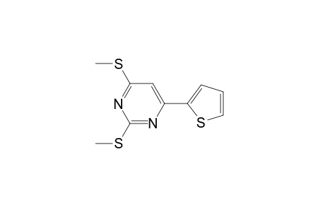 Pyrimidine, 2,4-bis(methylthio)-6-(2-thienyl)-