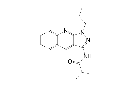 2-methyl-N-(1-propyl-1H-pyrazolo[3,4-b]quinolin-3-yl)propanamide