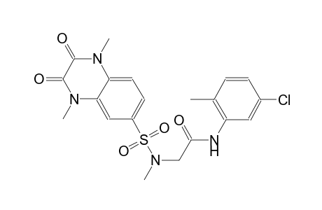 acetamide, N-(5-chloro-2-methylphenyl)-2-[methyl[(1,2,3,4-tetrahydro-1,4-dimethyl-2,3-dioxo-6-quinoxalinyl)sulfonyl]amino]-