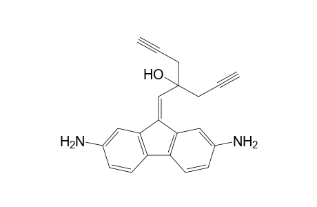 4-[(2,7-diamino-9-fluorenylidene)methyl]-4-hepta-1,6-diynol