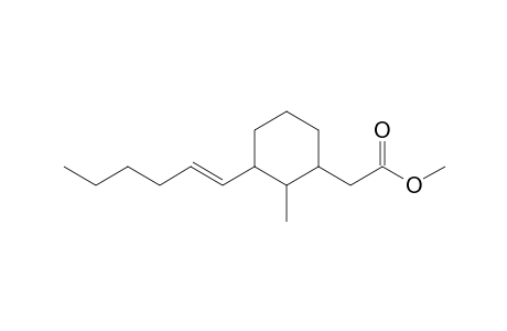 Methyl 5-[(E)-Hex-1-enyl]-6-methylcylohexanylacetate