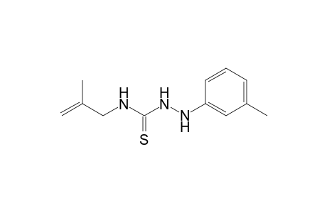 N-(2-methylallyl)-2-m-tolylhydrazinecarbothioamide