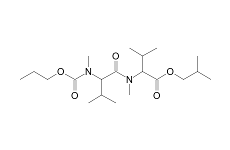 Valylvaline, N,N'-dimethyl-N-propoxycarbonyl-, isobutyl ester