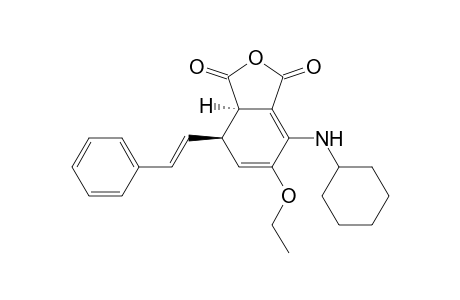 3-(cyclohexylamino)-4-ethoxy-1,6-dihydro-6-(trans-styryl)phthalsaureanhydrid