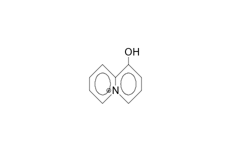 1-Hydroxy-quinolizinium cation
