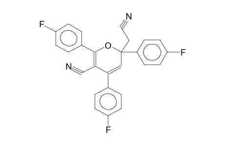 2,4,6-TRIS(4-FLUOROPHENYL)-2-CYANOMETHYL-5-CYANO-2H-PYRAN