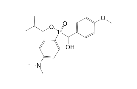 isobutyl 4-(dimethylamino)phenyl[hydroxy(4-methoxyphenyl)methyl]phosphinate