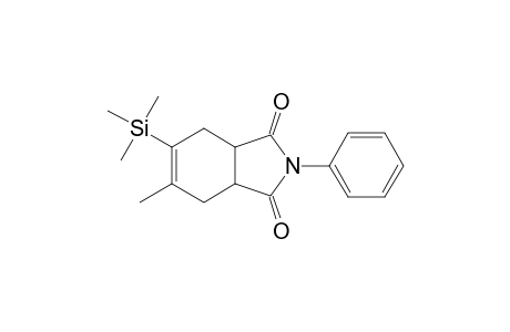 5-Methyl-2-phenyl-6-trimethylsilyl-3a,4,7,7a-tetrahydroisoindole-1,3-dione