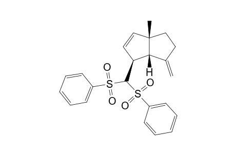 (1S,4S,5S)-1-Methyl-6-methylene-4-(bis(phenylsulfonyl)methyl)bicyclo[3.3.0]oct-2-ene