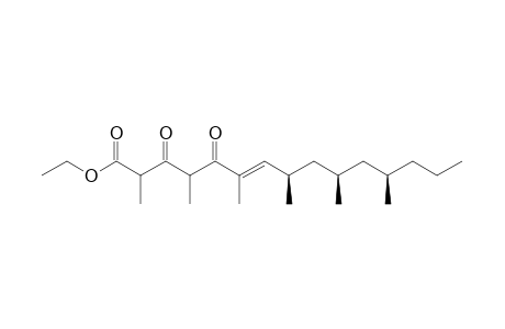 (2RS,4RS,6E,8R,10R,12R)-ethyl 2,4,6,8,10,12-hexamethyl-3,5-dioxopentadec-6-enoate