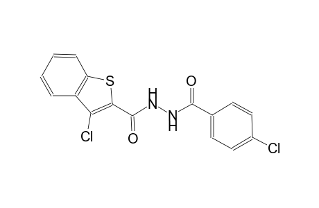 4-chloro-N'-[(3-chloro-1-benzothien-2-yl)carbonyl]benzohydrazide