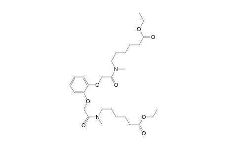 Hexanoic acid, 6,6'-[1,2-phenylenebis[oxy(1-oxo-2,1-ethanediyl)(methylimino)]]bis-, diethyl ester