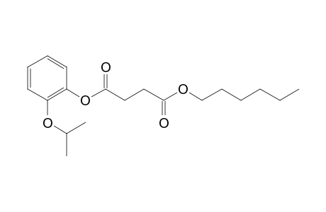 Succinic acid, hexyl 2-isopropoxyphenyl ester