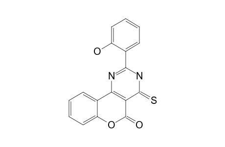 2-(2-Hydroxyphenyl)-5-oxo-4-thioxo-3,4-dihydro-5H-[1]benzopyrano[4,3-d]pyrimidin