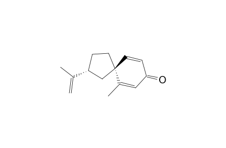 (3R,5S)-10-methyl-3-(1-methylethenyl)-8-spiro[4.5]deca-6,9-dienone