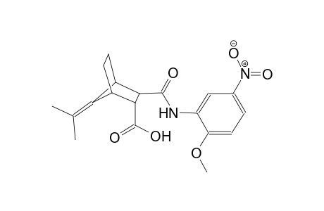 bicyclo[2.2.1]heptane-2-carboxylic acid, 3-[[(2-methoxy-5-nitrophenyl)amino]carbonyl]-7-(1-methylethylidene)-