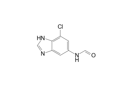 N-(7-chloranyl-3H-benzimidazol-5-yl)methanamide