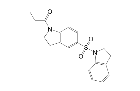 5-(2,3-dihydro-1H-indol-1-ylsulfonyl)-1-propionylindoline