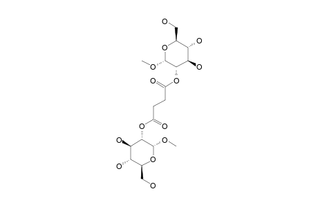 BIS-(METHYL-2-DEOXY-ALPHA-D-GLUCOPYRANOSID-2-YL)-BUTANEDIOATE