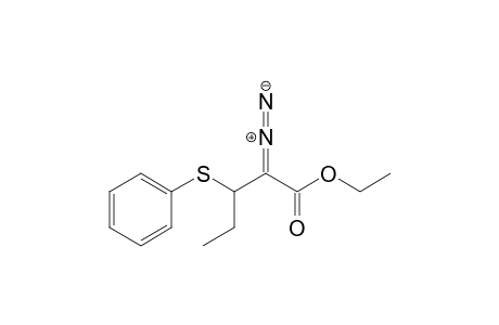 Ethyl 2-diazo-3-(phenylthio)pentanoate