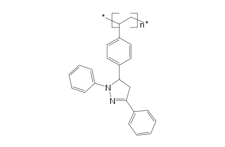 Poly[1,3-diphenyl-5-(p-vinylphenyl)-2-pyrazoline]