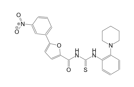 N-[5-(3-nitrophenyl)-2-furoyl]-N'-[2-(1-piperidinyl)phenyl]thiourea