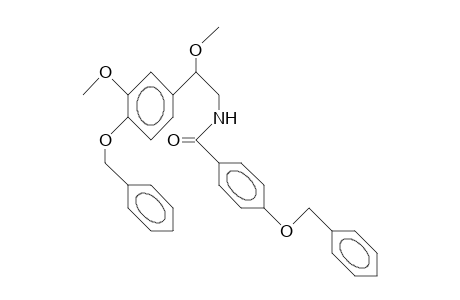 N-[2-(4-Benzyloxy-3-methoxy-phenyl)-2-methoxyethyl]-4-benzyloxy-benzamide