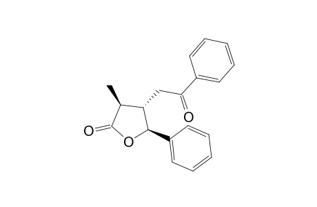(3S,4S,5S)-3-methyl-4-phenacyl-5-phenyl-2-oxolanone