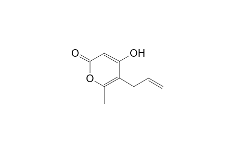 5-Allyl-4-hydroxy-6-methyl-2-pyrone