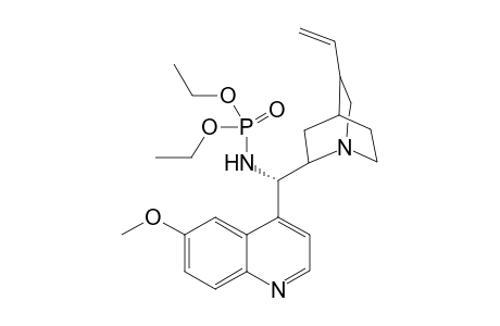 (1S)-N-diethoxyphosphoryl-1-(6-methoxy-4-quinolyl)-1-(5-vinylquinuclidin-2-yl)methanamine