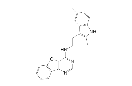 Benzofuro[3,2-d]pyrimidin-4-amine, N-[2-(2,5-dimethyl-1H-indol-3-yl)ethyl]-