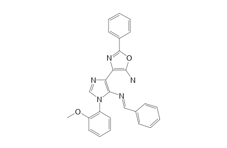 5-AMINO-2-PHENYL-4-(1-O-METHOXYPHENYL-5-PHENYLIDENEAMINOIMIDAZOL-4-YL)-1,3-OXAZOLE