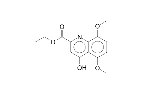 4-keto-5,8-dimethoxy-1H-quinoline-2-carboxylic acid ethyl ester