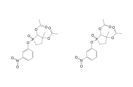 2,3-DIACETOXY-3-METHYL-1-(3-NITROPHENOXY)-3-METHYL-2-PHOSPHOLANE-1-OXIDE