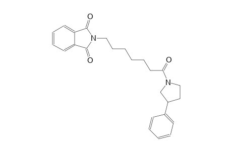2-[7-oxo-7-(3-phenyl-1-pyrrolidinyl)heptyl]-1H-isoindole-1,3(2H)-dione