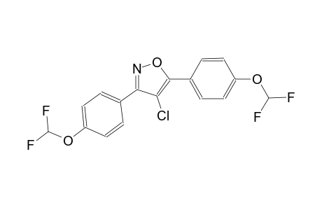 4-chloro-3,5-bis[4-(difluoromethoxy)phenyl]isoxazole