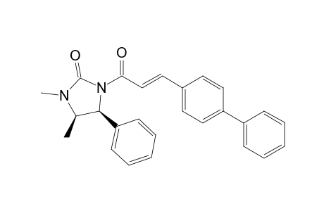 (4S,5R)-1,5-Dimethyl-4-phenyl-1-[3'-(4"-biphenyl)-2'(E)-propenoyl]-2-imadazolidinone