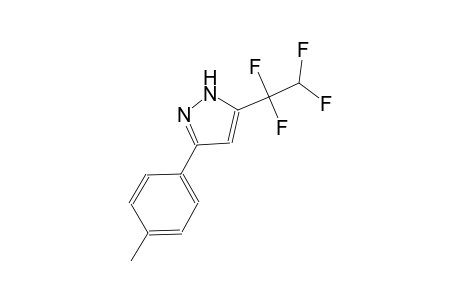 3-(4-methylphenyl)-5-(1,1,2,2-tetrafluoroethyl)-1H-pyrazole