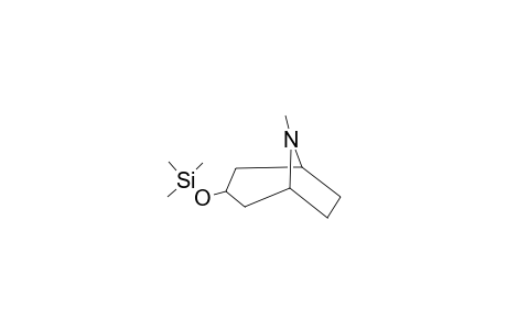 8-Azabicyclo[3.2.1]octane, 8-methyl-3-[(trimethylsilyl)oxy]-, endo-