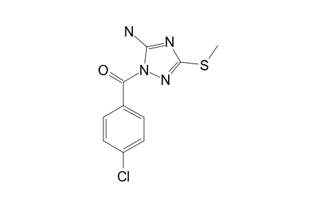 5-AMINO-1-(4-CHLOROBENZOYL)-3-METHYLTHIO-1H-1,2,4-TRIAZOLE