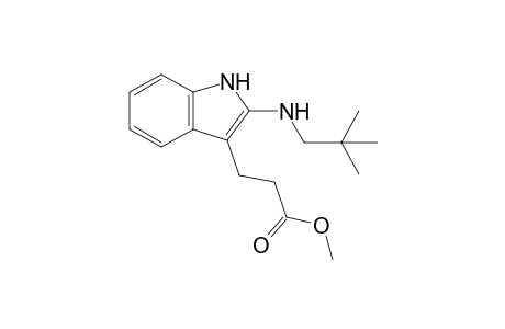 Methyl 2-[N-(2',2'-dimethylpropyl)amino]-3-indolylpropanoate